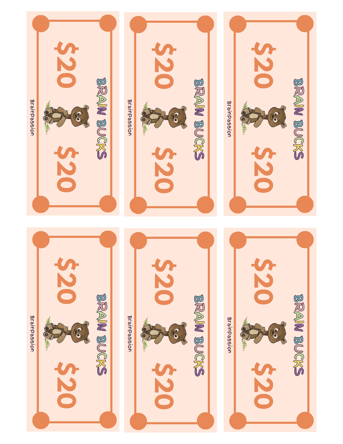 Brain Bucks Reinforcement System