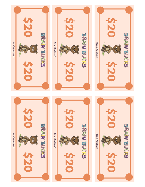 Brain Bucks Reinforcement System