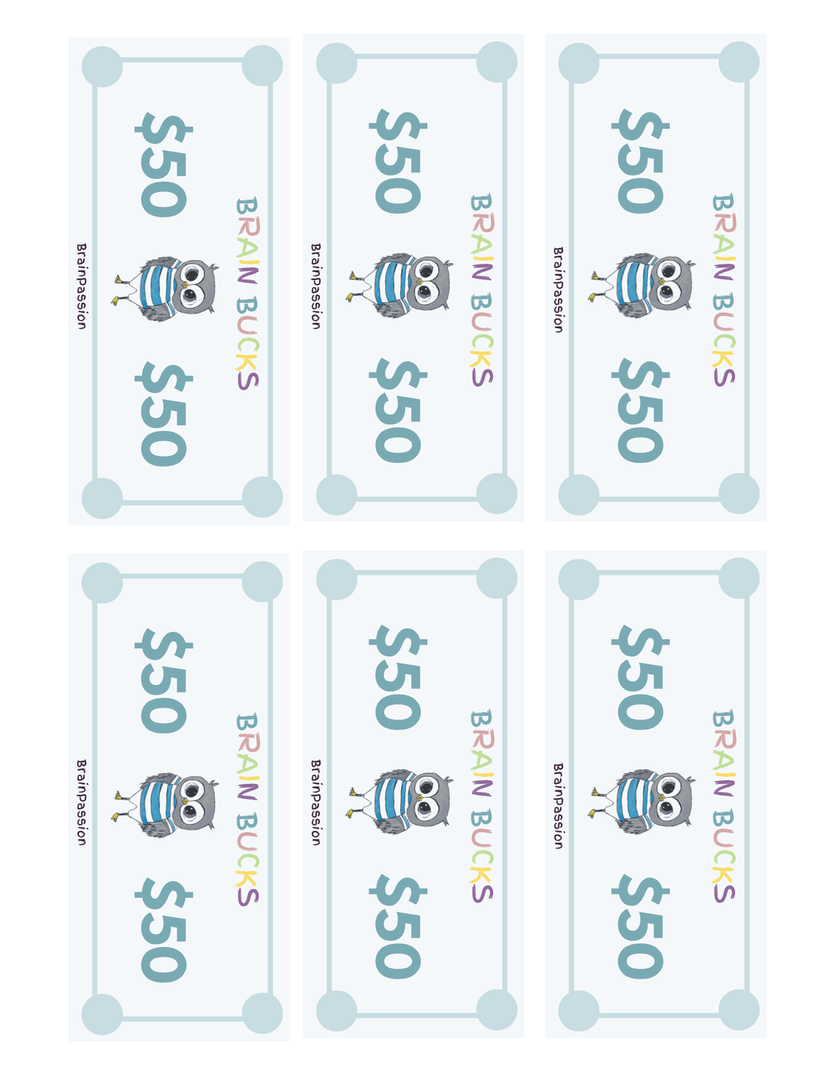 Brain Bucks Reinforcement System