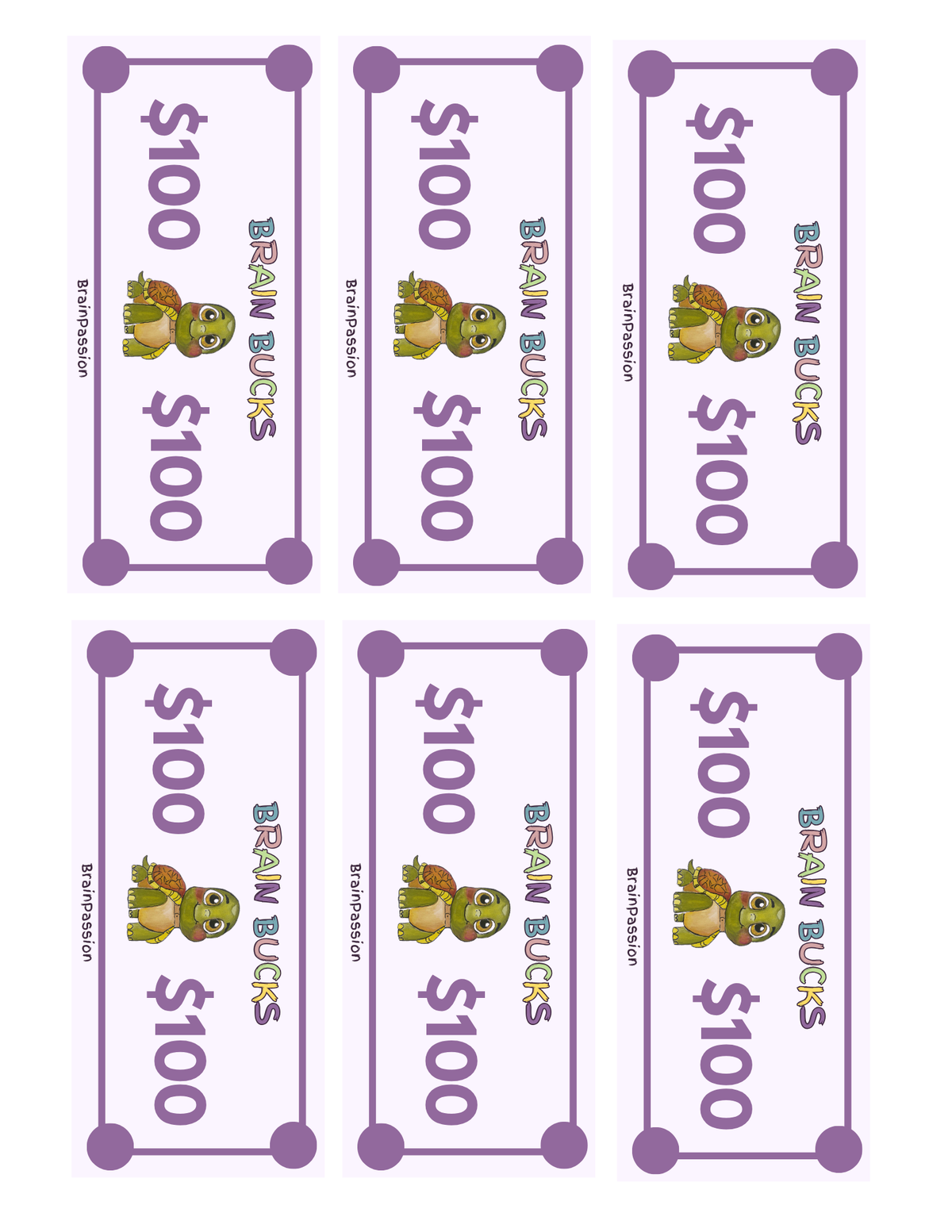 Brain Bucks Reinforcement System