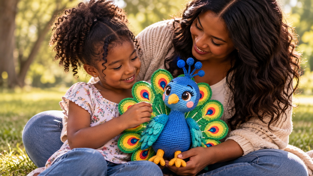 Val the Peacock | Brain Buddy Weighted Stuffed Animal