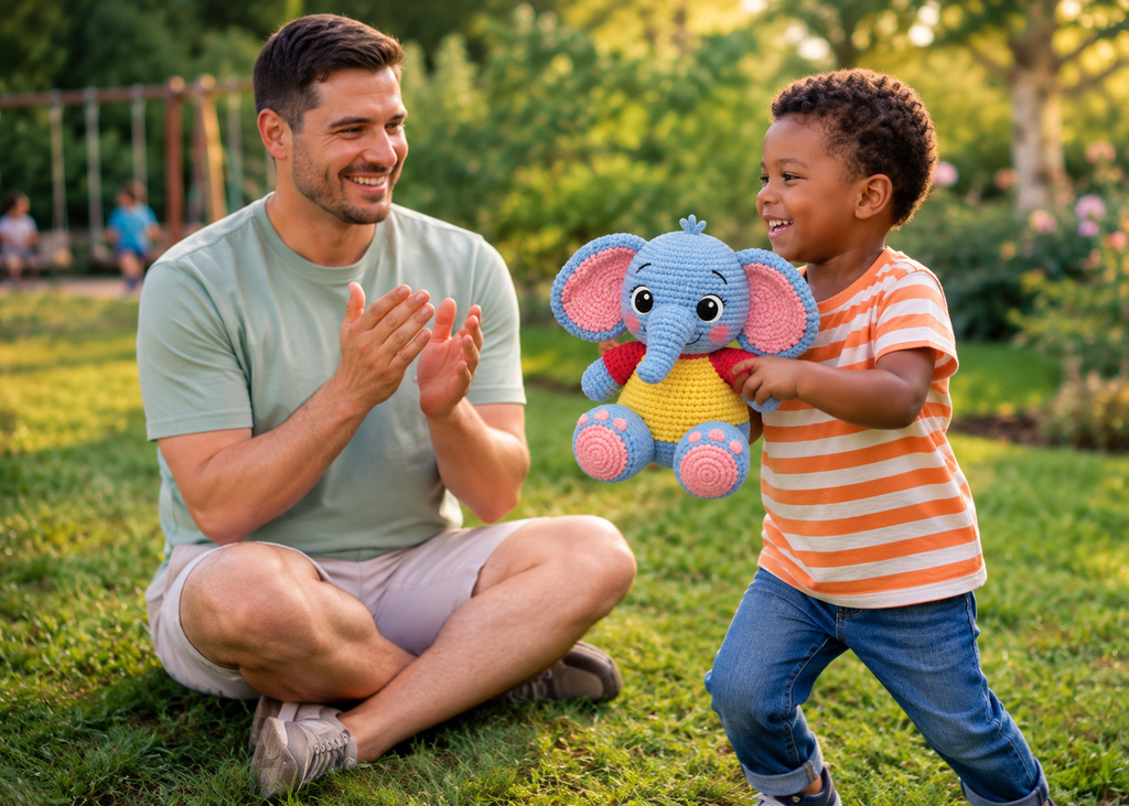 Stella the Elephant | Brain Buddy Weighted Stuffed Animal